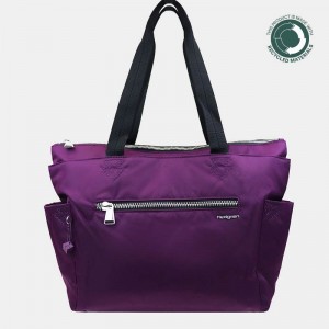 Hedgren Margaret Sustainably Made Naisten Kangaskassit Violetit | AIT2311ZS