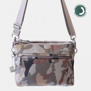 Hedgren Rain Sustainably Made Naisten Crossbody Laukut Harmaat Camo | QWX4282PF