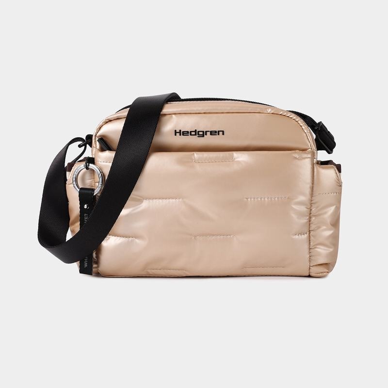 Hedgren Cozy Naisten Olkalaukku Beige | BJO340ZM