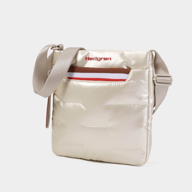 Hedgren Cushy Naisten Crossbody Laukut Beige | HRM1440EA