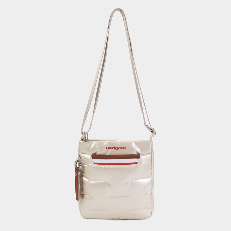 Hedgren Cushy Naisten Crossbody Laukut Beige | HRM1440EA