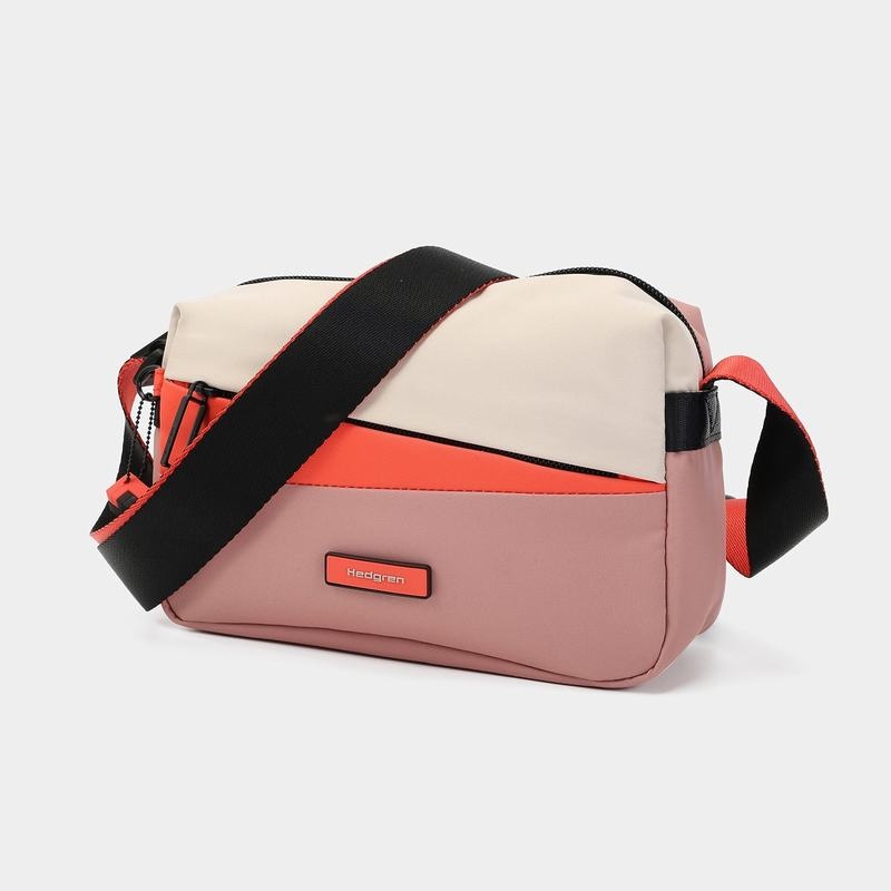 Hedgren Neutron Small Naisten Crossbody Laukut Pinkki Oranssi | TNK286FR