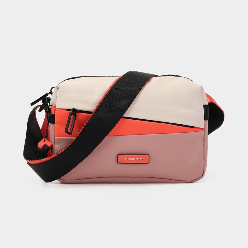 Hedgren Neutron Small Naisten Crossbody Laukut Pinkki Oranssi | TNK286FR