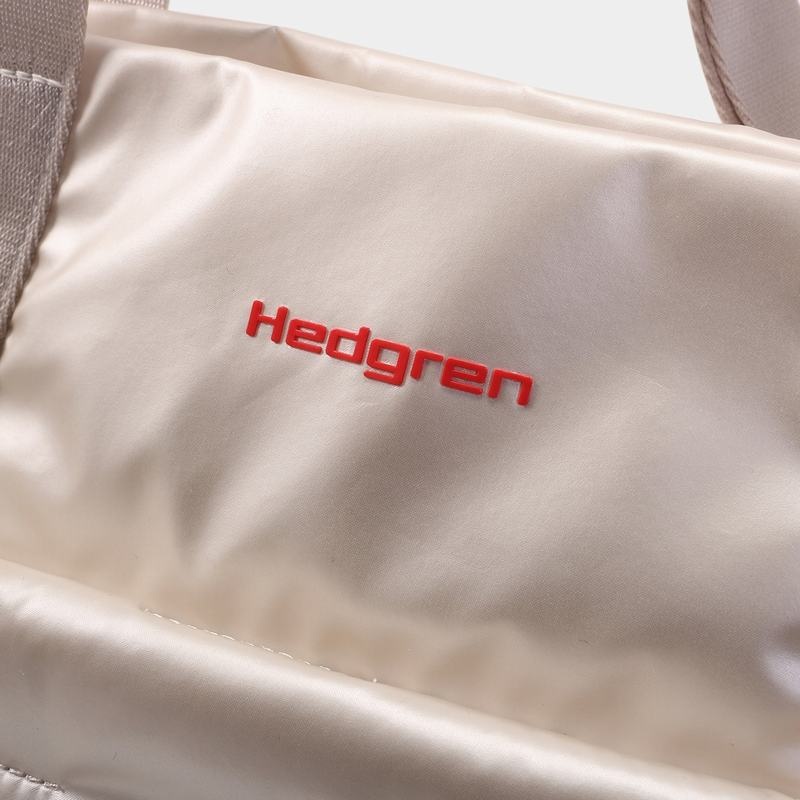 Hedgren Puffer Naisten Kangaskassit Valkoinen Beige | HEI2539PW